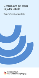 Der Flyer richtet sich an professionelle Verpflegungsanbieter. Er zeigt Maßnahmen für mehr Qualität in der Schulverpflegung auf und macht auf vielfältige Unterstützungsangebote aufmerksam. 