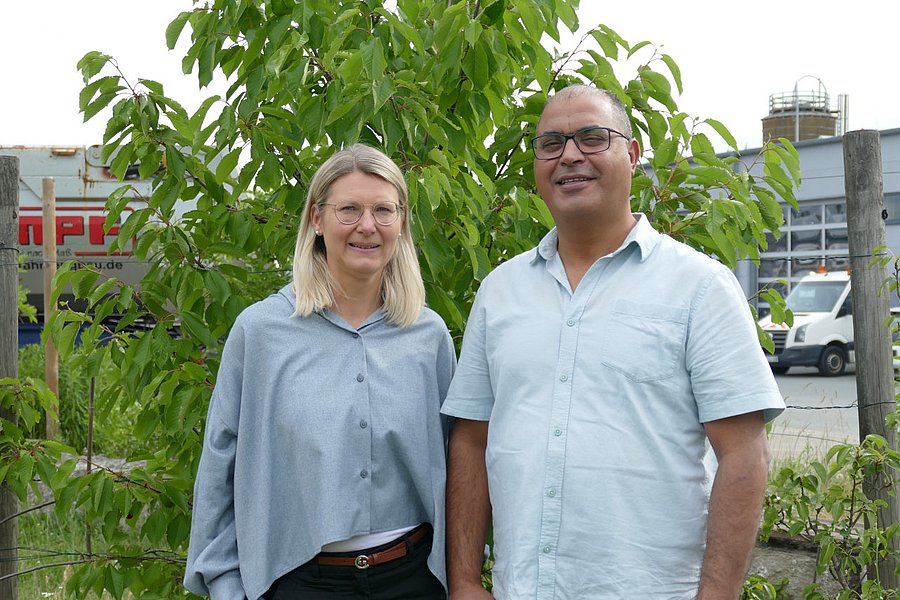 Anna-Lena Schubert und Boubker El Khatib vom EAD Darmstadt.