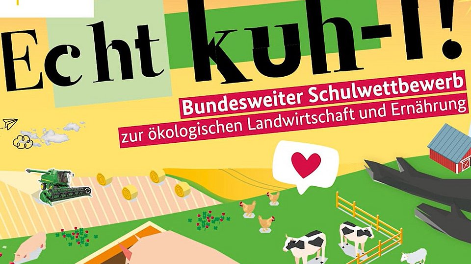 Mitmach-Aufruf zum Schulwettbewerb Echt kuh-l des BMEL 2024/2025