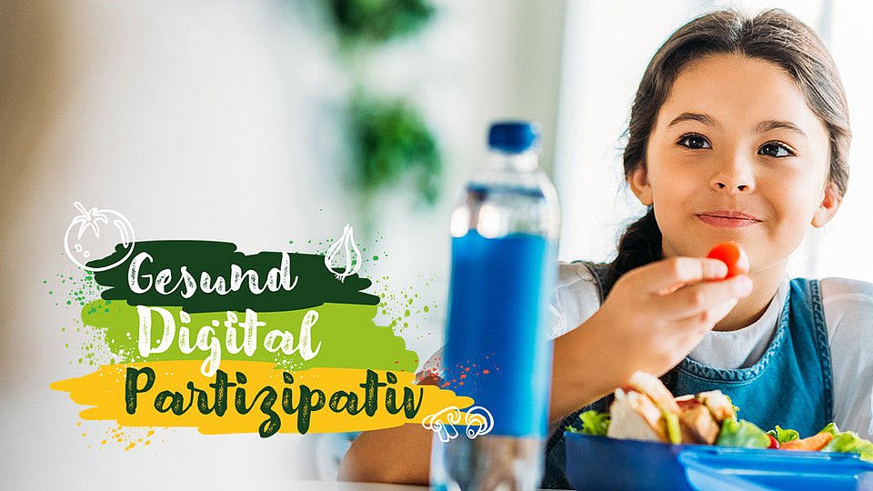 Logo und Startseite des Qualitätsmanagement-Tools Unser Schulessen