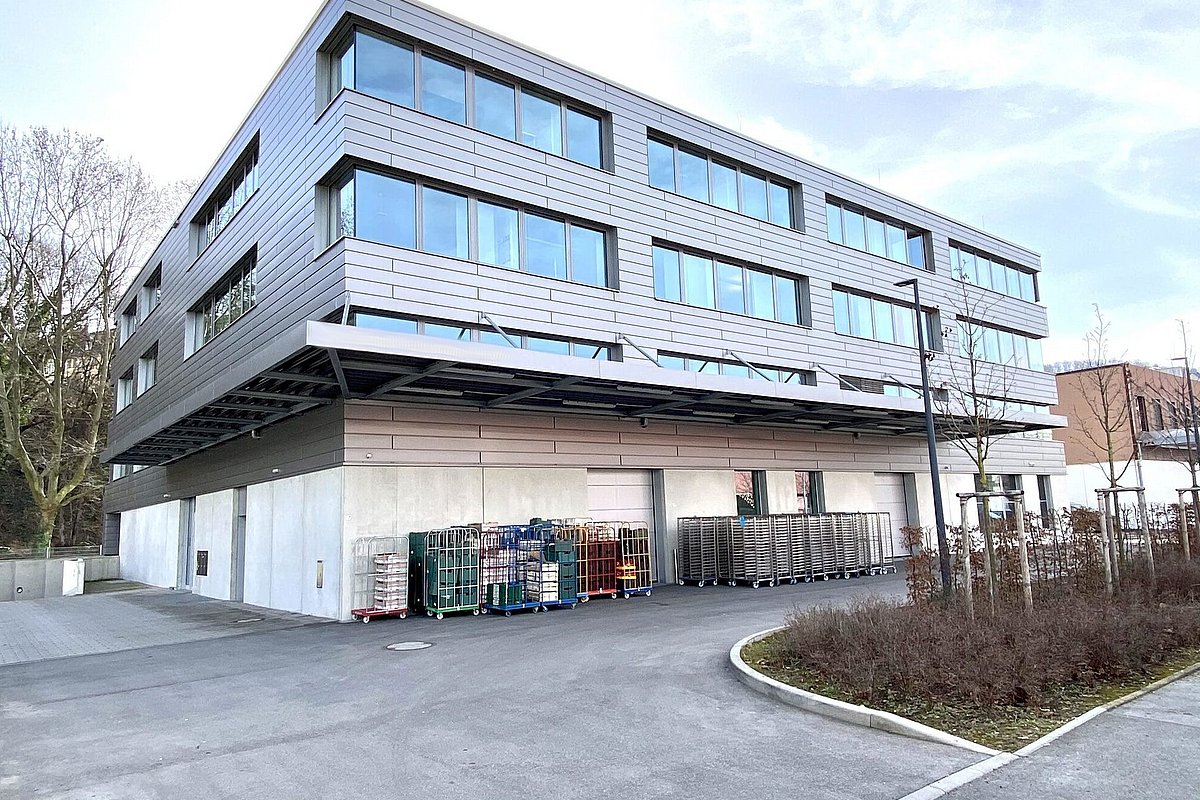 Bild zeigt das Service- und Kommissionierzentrum der Stadt Stuttgart