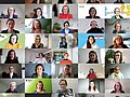 Gruppenfoto des Online-Vernetzungstreffens 2024