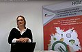 Dr. Henrike Schönau, Referentin im NQZ, beim Vortrag