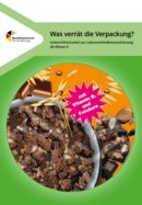 Deckblatt Heft mit Müsliverpackung