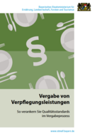 Deckblatt Wegweiser Vergabe von Verpflegungsdienstleistungen