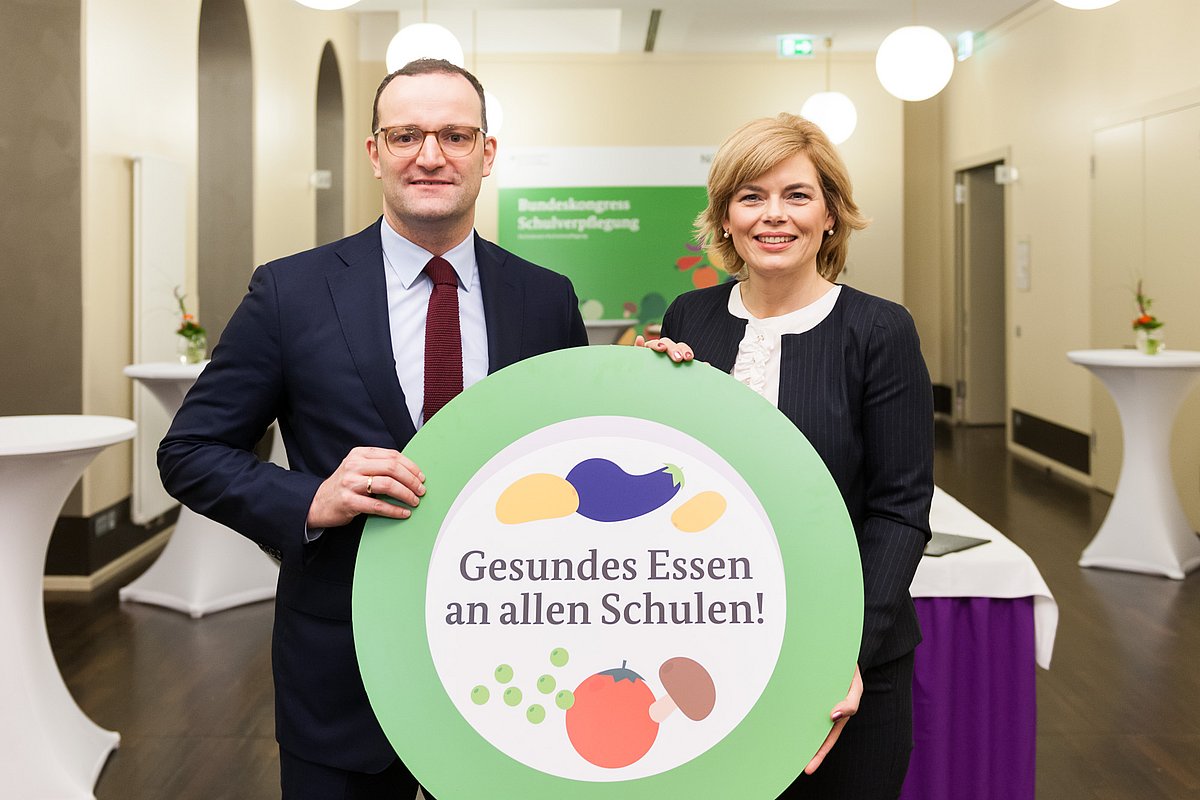 Bundesgesundheitsminister Jens Spahn und Bundesernährungsministerin Julia Klöckner