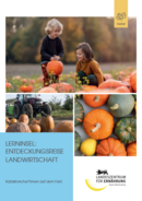 Deckblatt Broschüre: Kinder auf Kürbisfeld