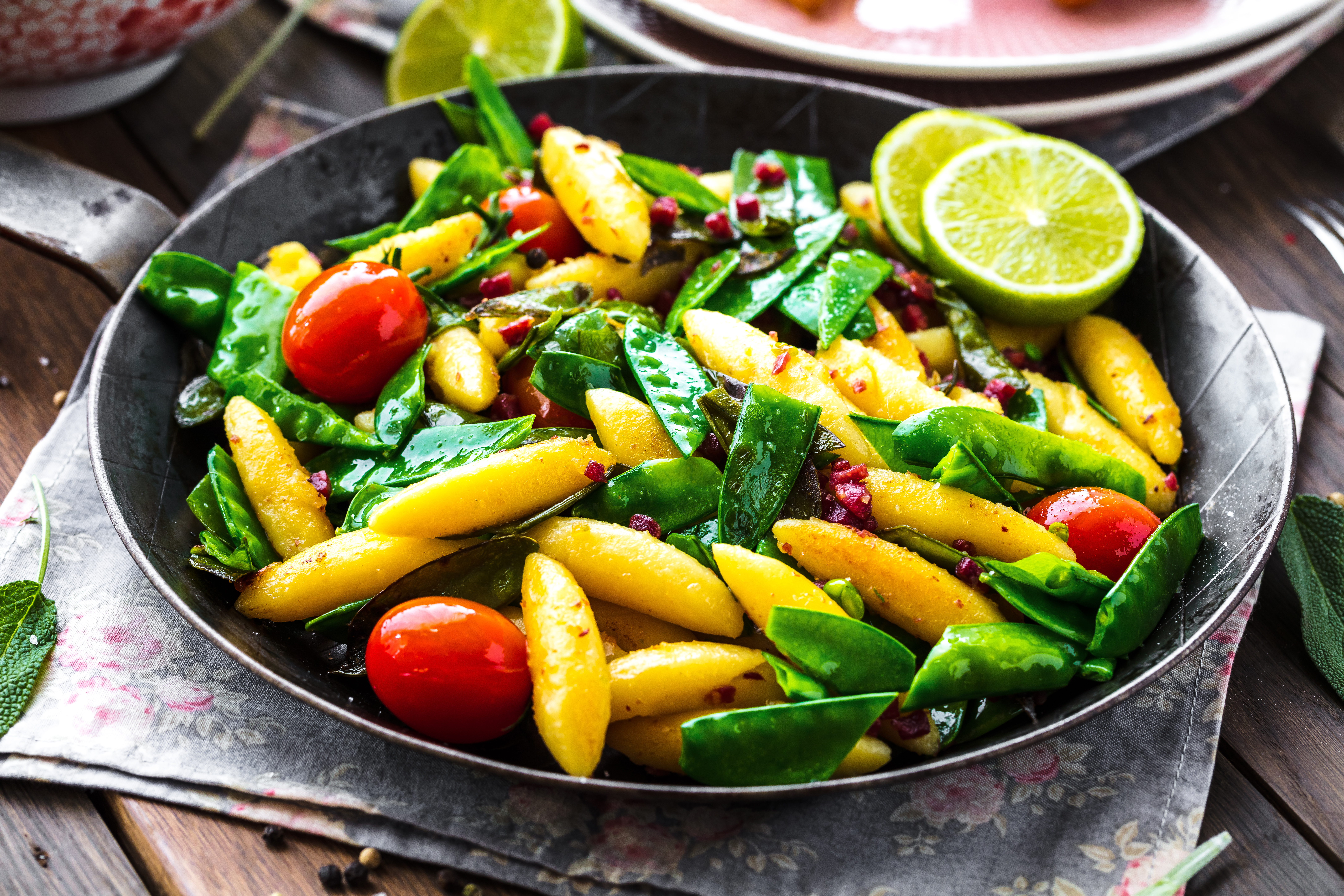 Vegetarisches Mittagessen 