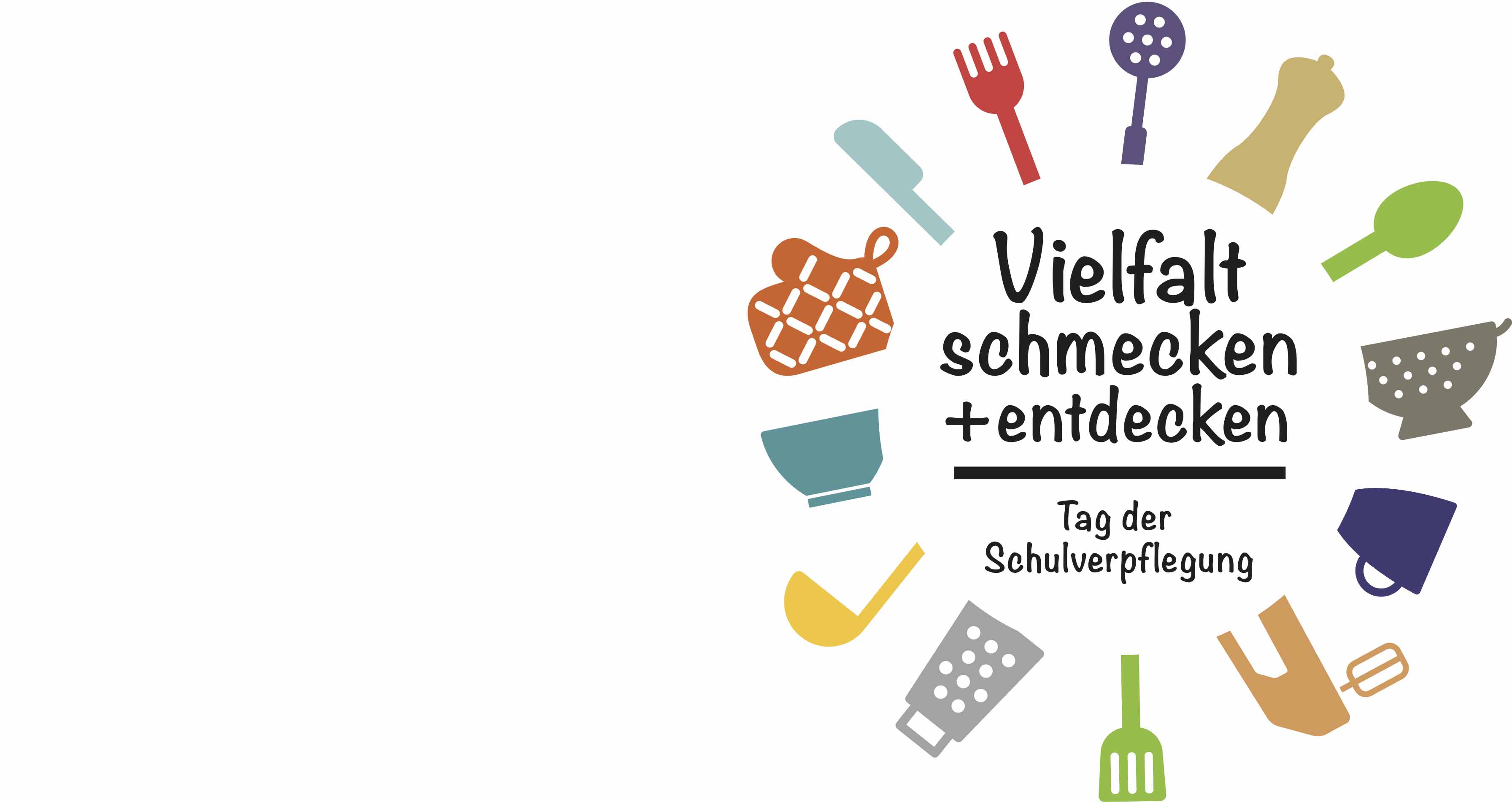 Logo Tag der Schulverpflegung "Vielfalt schmecken und entdecken/Tag der Schulverpflegung"